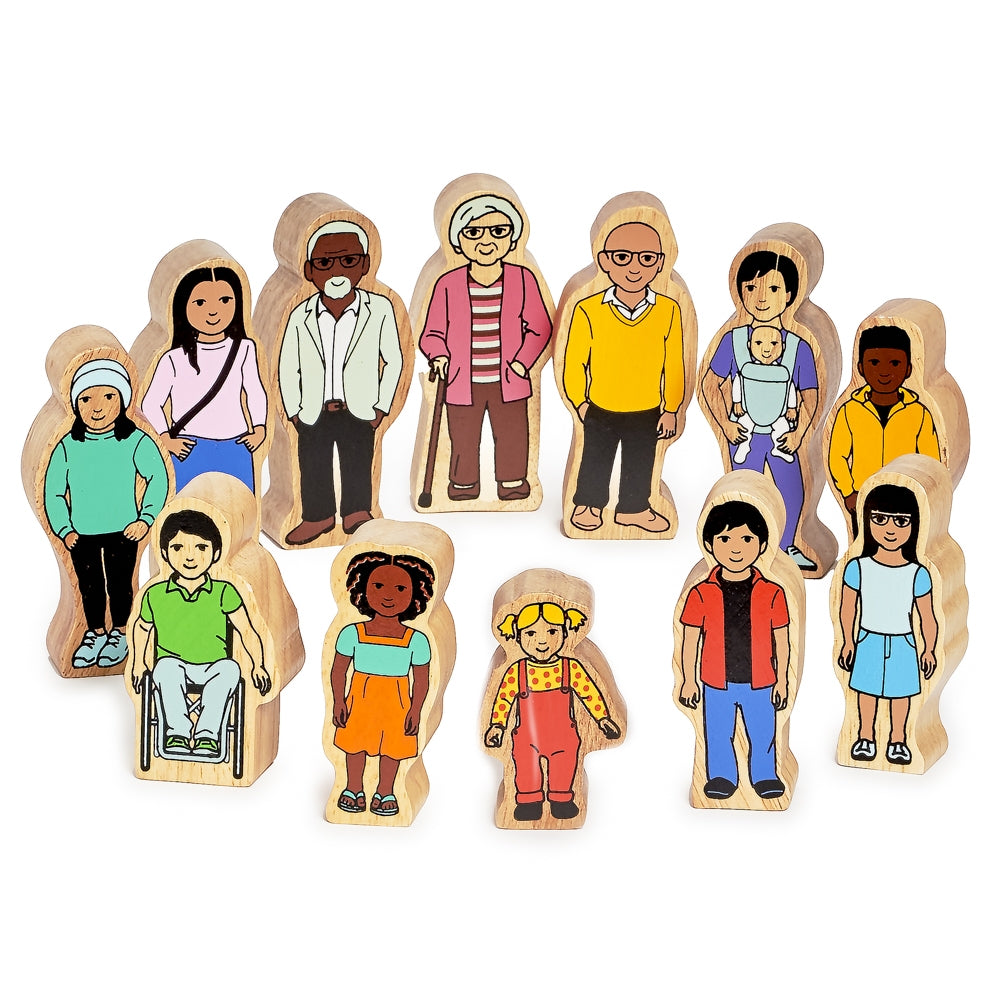 Wooden Community Playset - 12 People