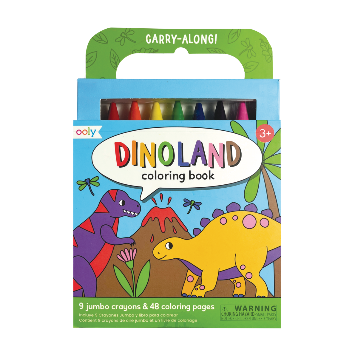 Carry Along Crayon & Colouring Book Kit - Dinoland