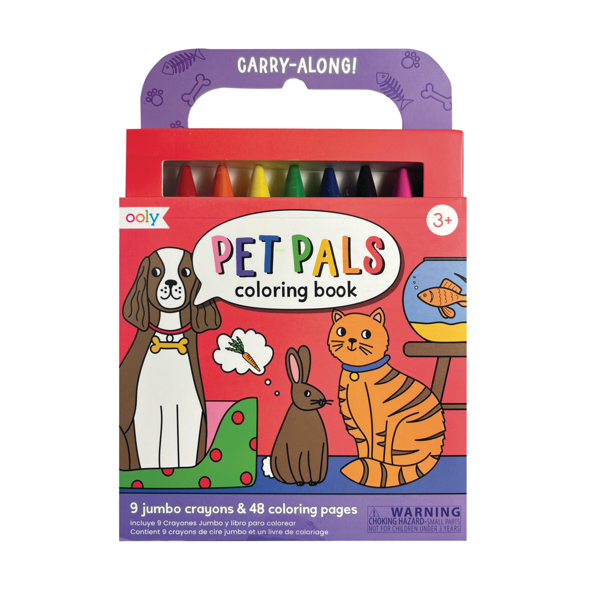 Carry Along Crayon & Colouring Book Kit - Pet Pals