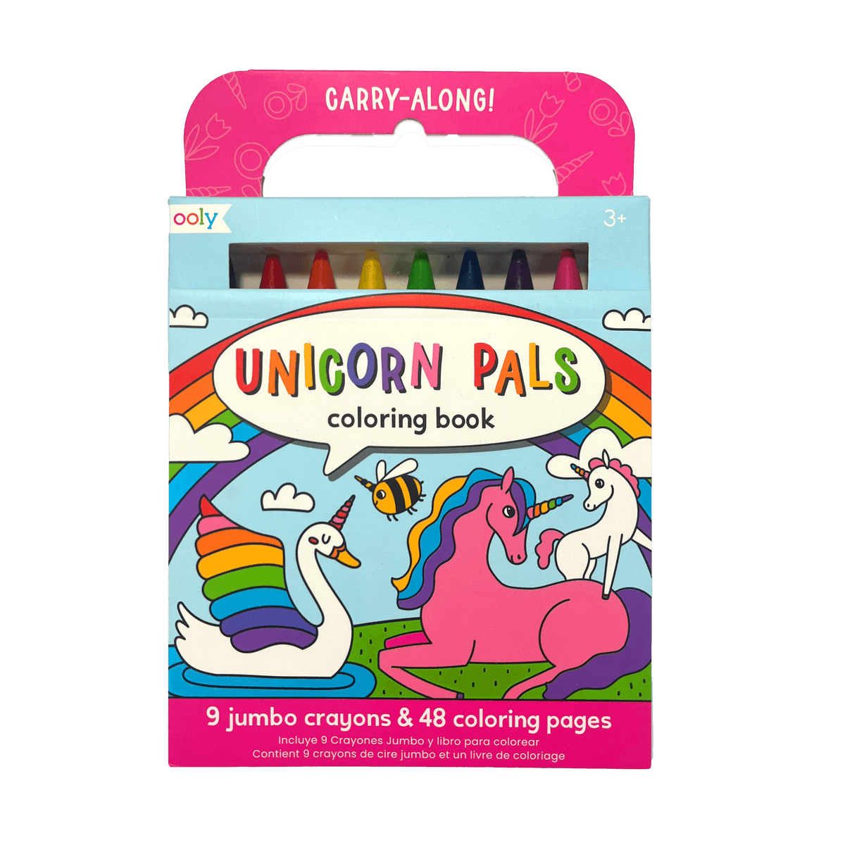 Carry Along Crayon & Colouring Book Kit - Unicorn