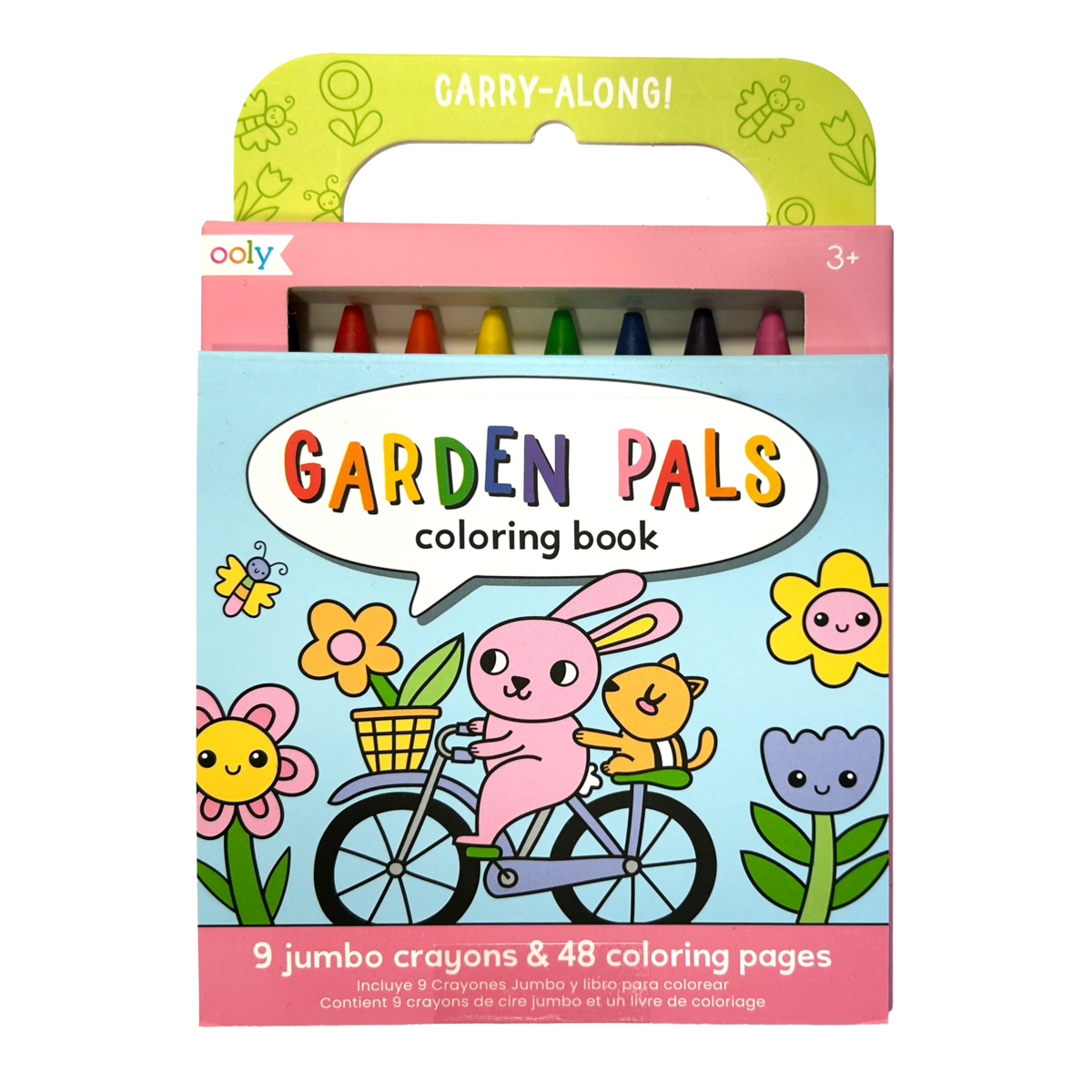 Carry Along Crayon & Colouring Book Kit - Garden P