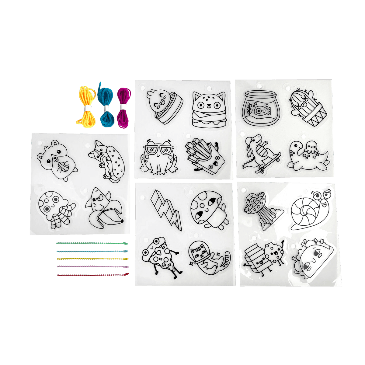 Ooly Shrink-Its! D.I.Y. Shrink Art Kit - Fun Friends
