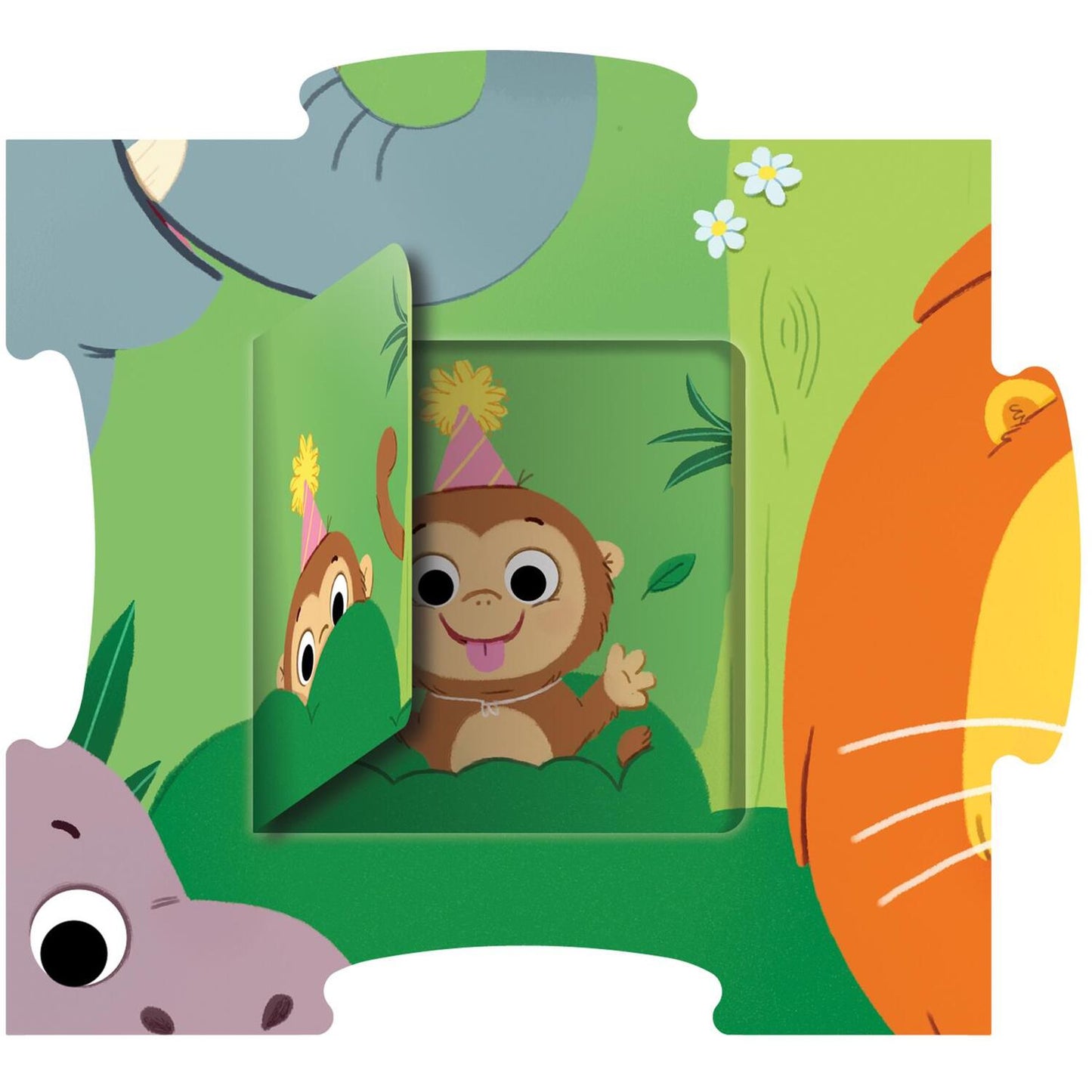 Who's Hiding? Puzzle Jungle Jamboree