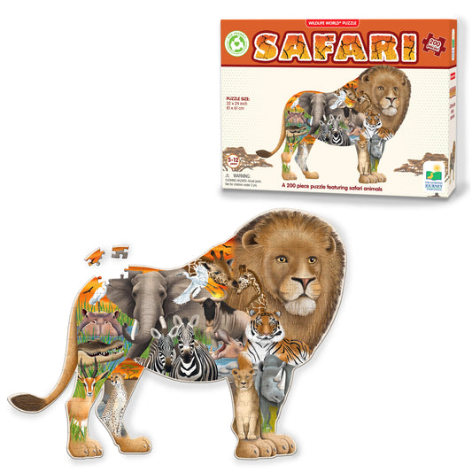 Wildlife World Safari 200 Pcs Jigsaw