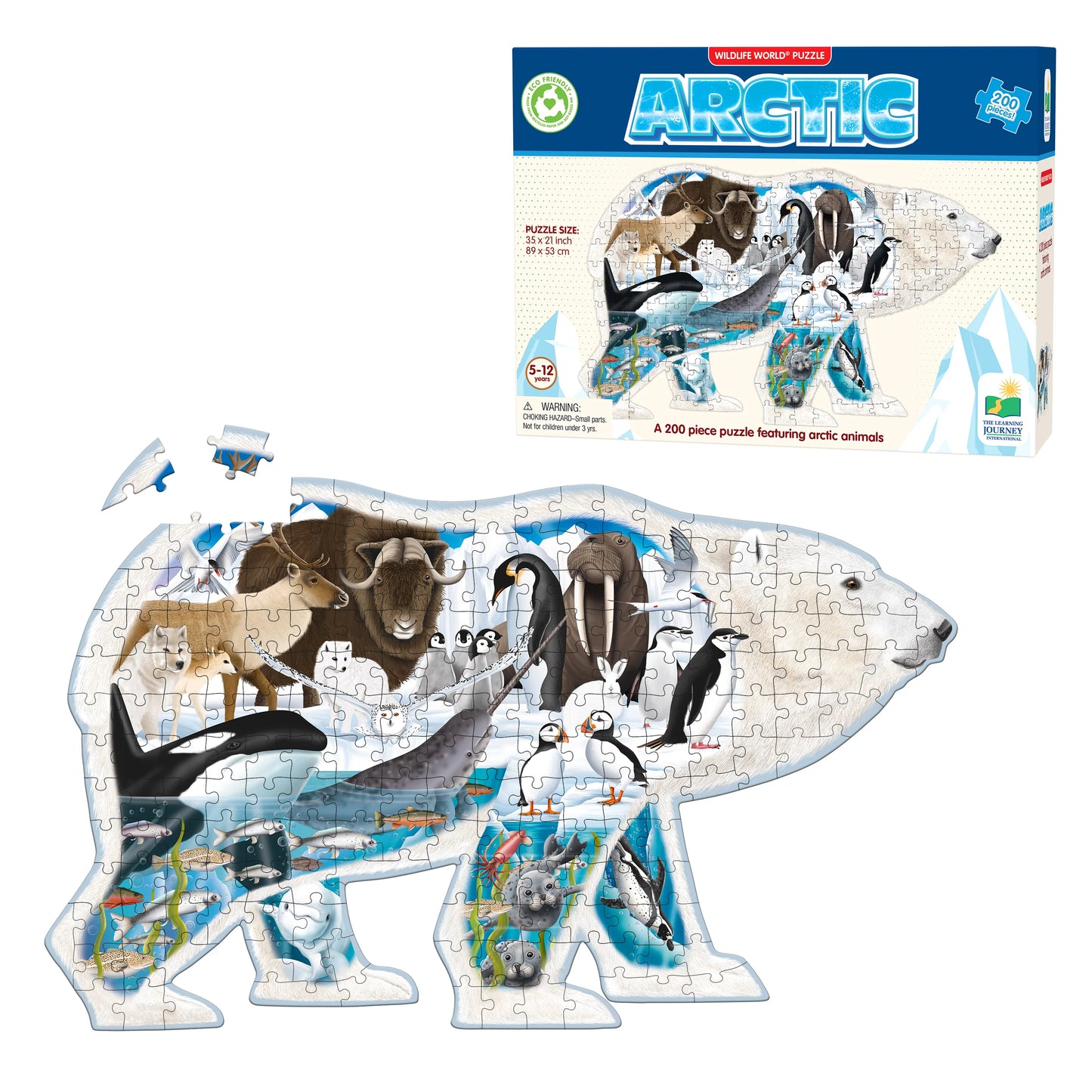 Wildlife World Arctic 200 Pcs Jigsaw