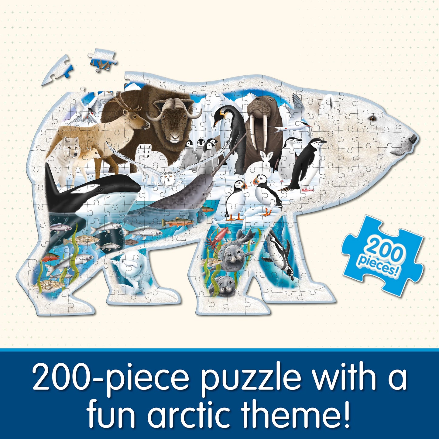 Wildlife World Arctic 200 Pcs Jigsaw