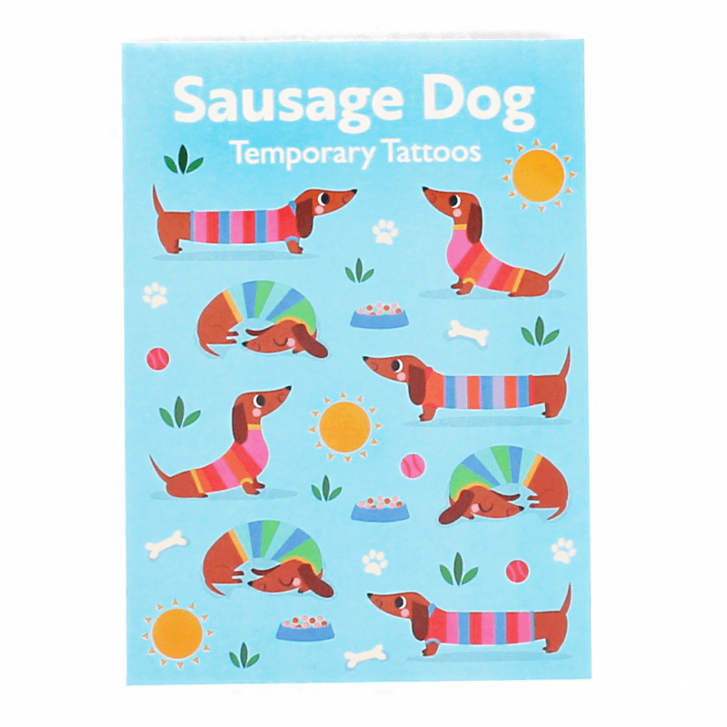 Sausage Dog Temporary Tattoos