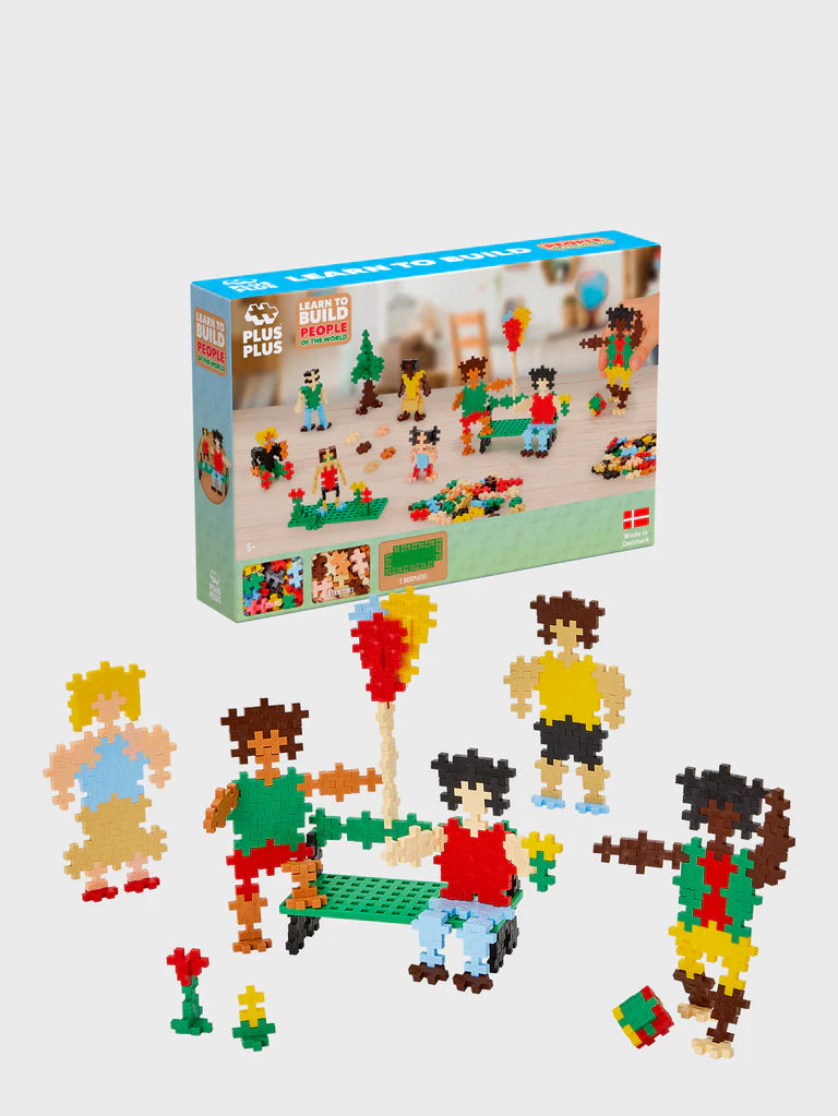 Plus Plus Learn to Build - People of the World