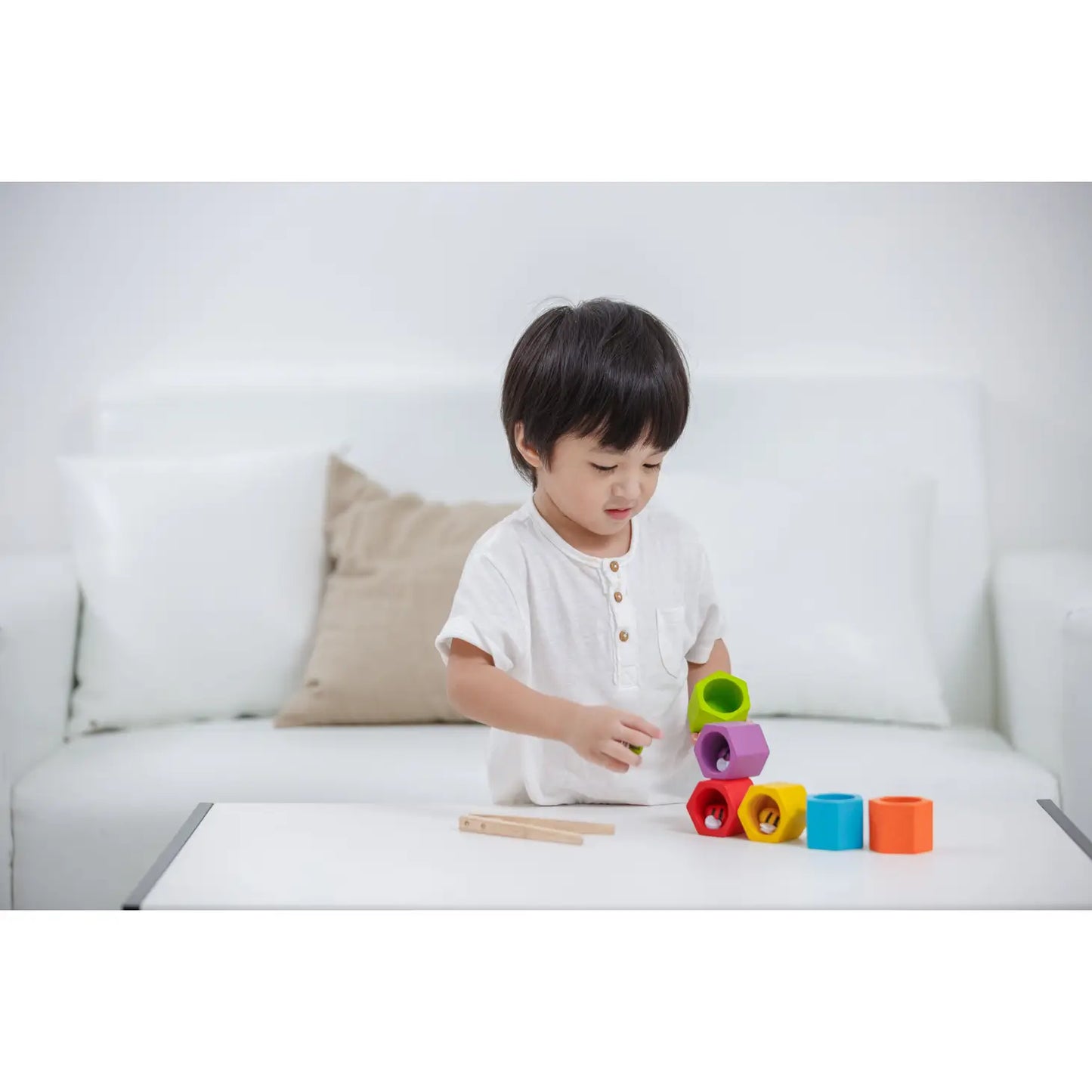 Plan Toys Beehives (Bright) - Wooden Game