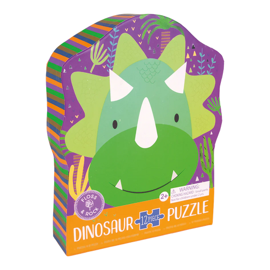 12 Piece Shaped Jigsaw in Shaped Box - Dinosaur