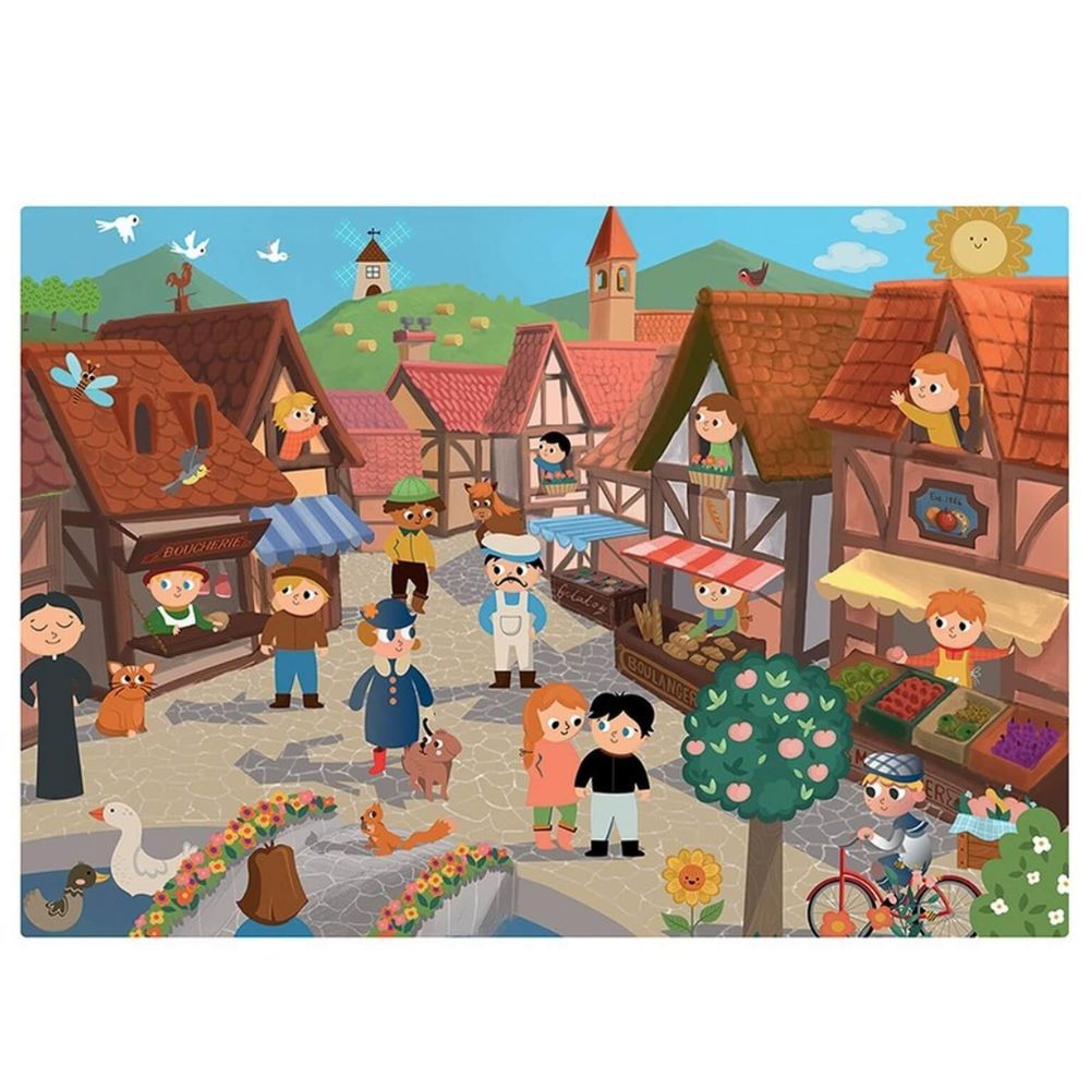 Farm and Town 2 x 24 Puzzle