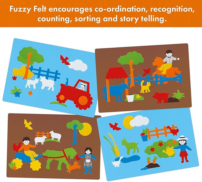 Fuzzy Felt Classic - Farmyard