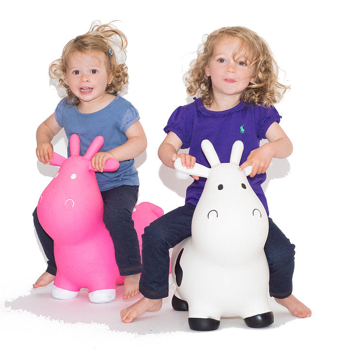 Happy Hopperz White Cow