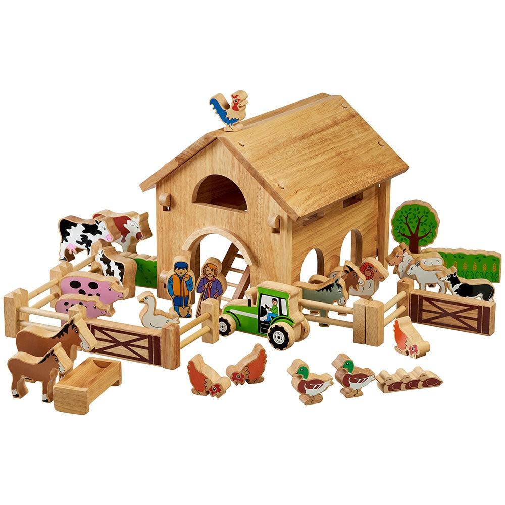 Lanka Kade Deluxe Farm Barn Set with Colourful Characters