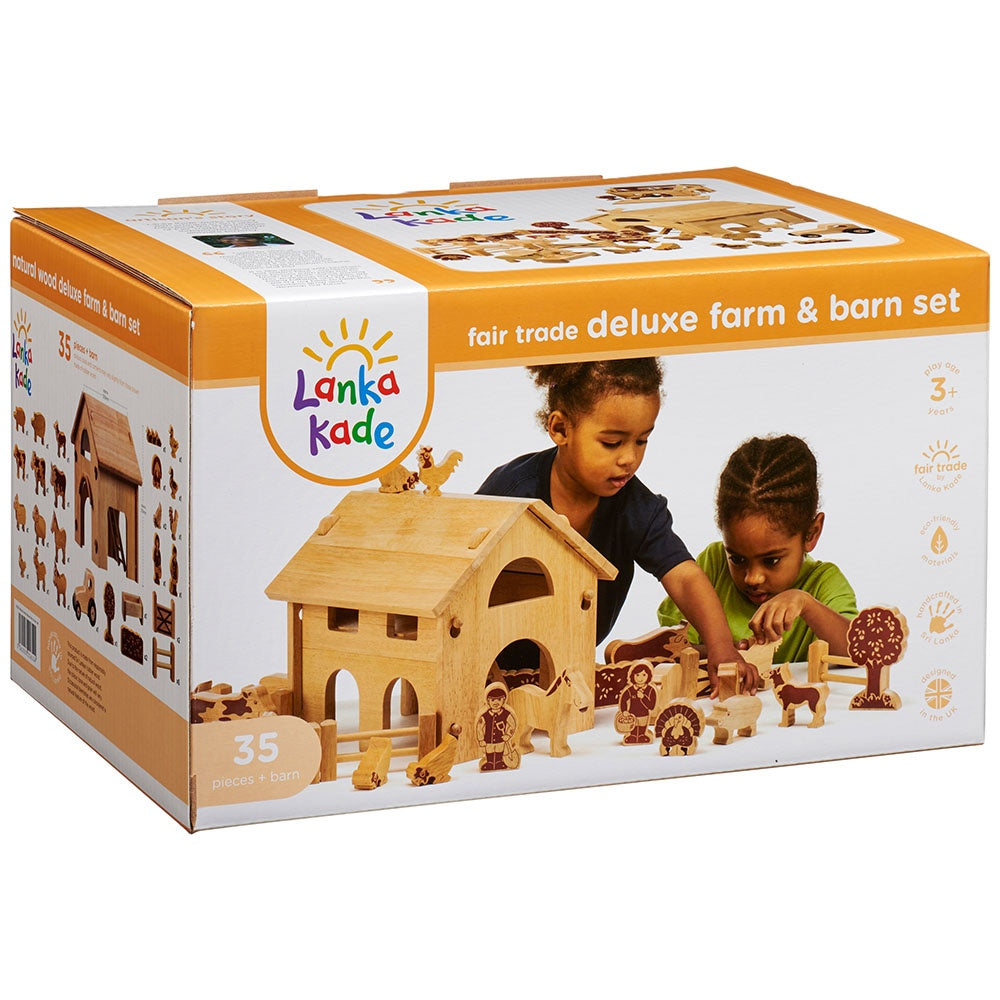 Lanka Kade Deluxe Farm Barn Set with Colourful Characters