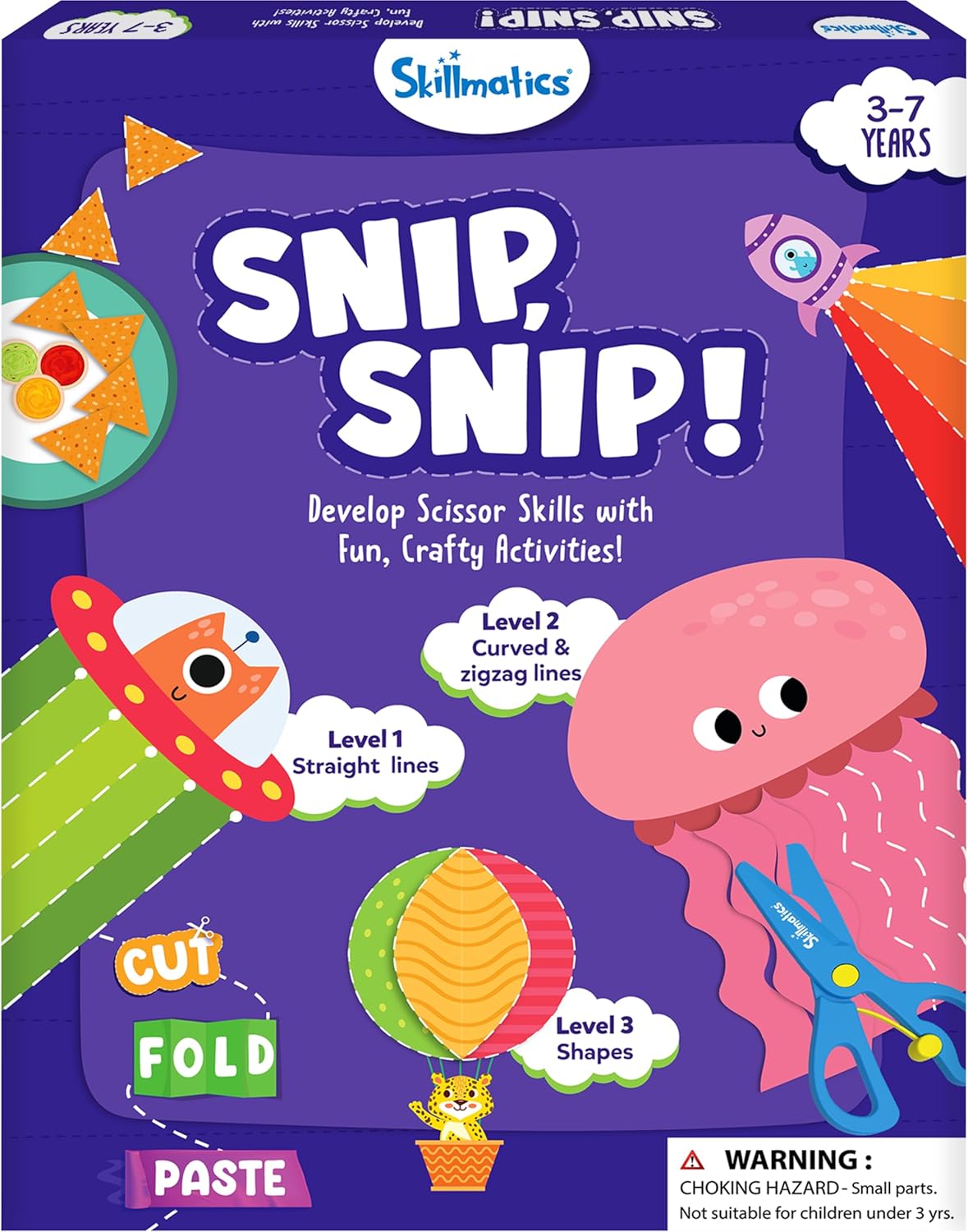 Snip Snip - Arts & Craft Scissor Activity Set