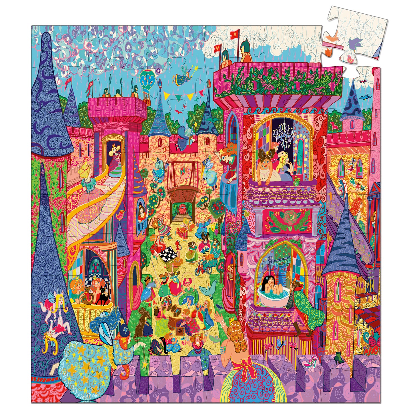 The Fairy Castle 54pcs Silhouette Puzzle