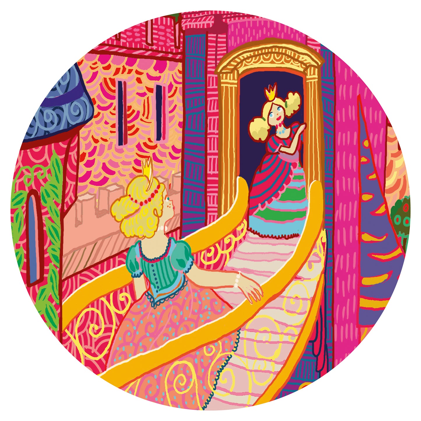 The Fairy Castle 54pcs Silhouette Puzzle