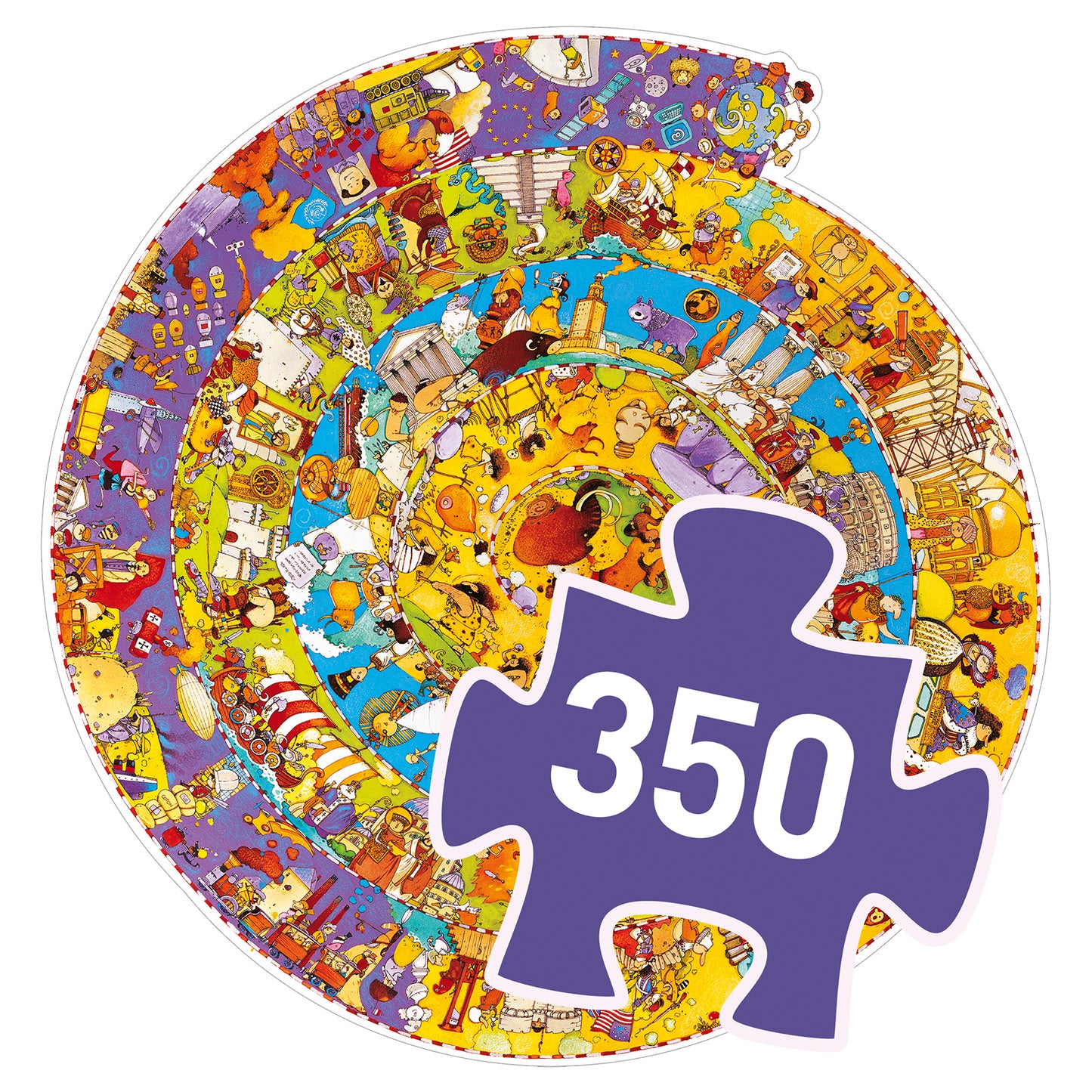 History Puzzle Observation 350pcs + Booklet