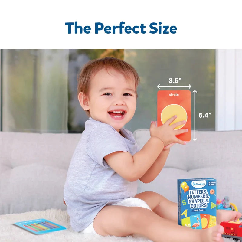 Letters, Numbers, Shapes & Colours Flashcards