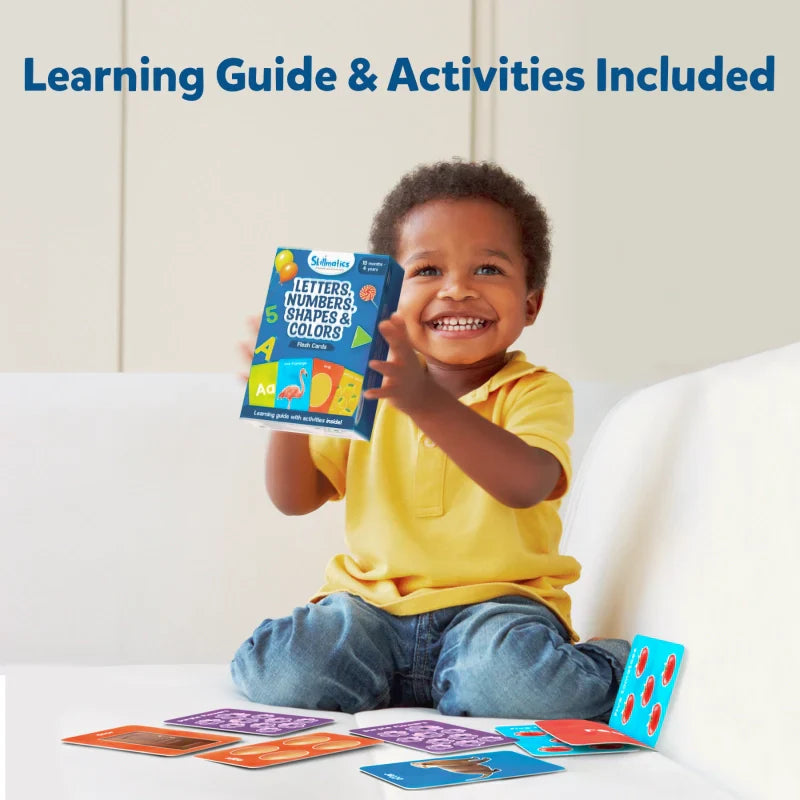 Letters, Numbers, Shapes & Colours Flashcards