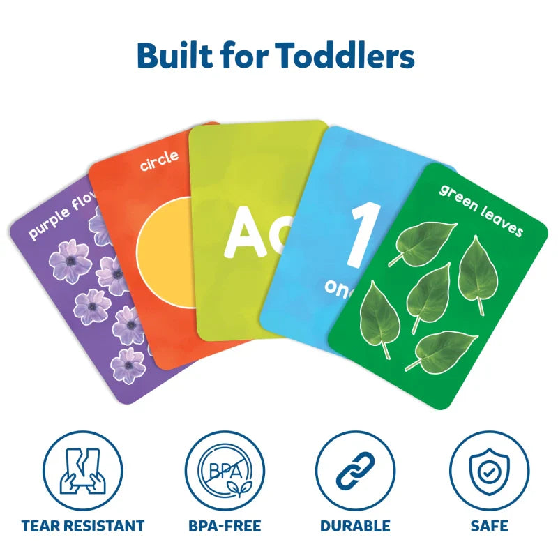 Letters, Numbers, Shapes & Colours Flashcards