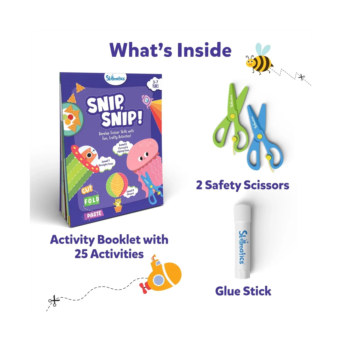 Snip Snip - Arts & Craft Scissor Activity Set