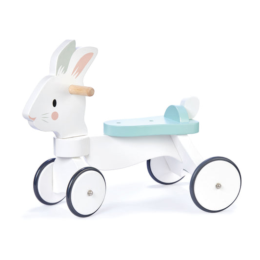 Rabbit ride on 1 year old 2 year old present wooden gift