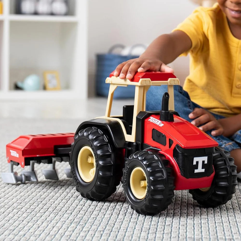 Tonka Steel Classics - Farm Tractor & Plough
