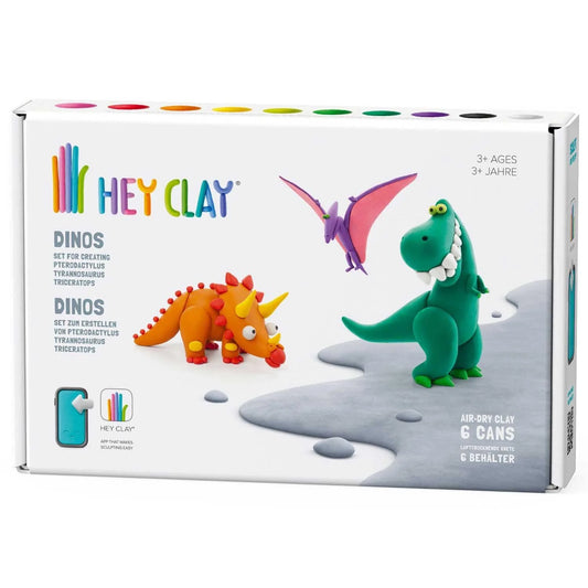Hey Clay 6 Can Set - Dinos