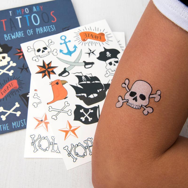 Temporary Tattoos - Beware of the Pirate