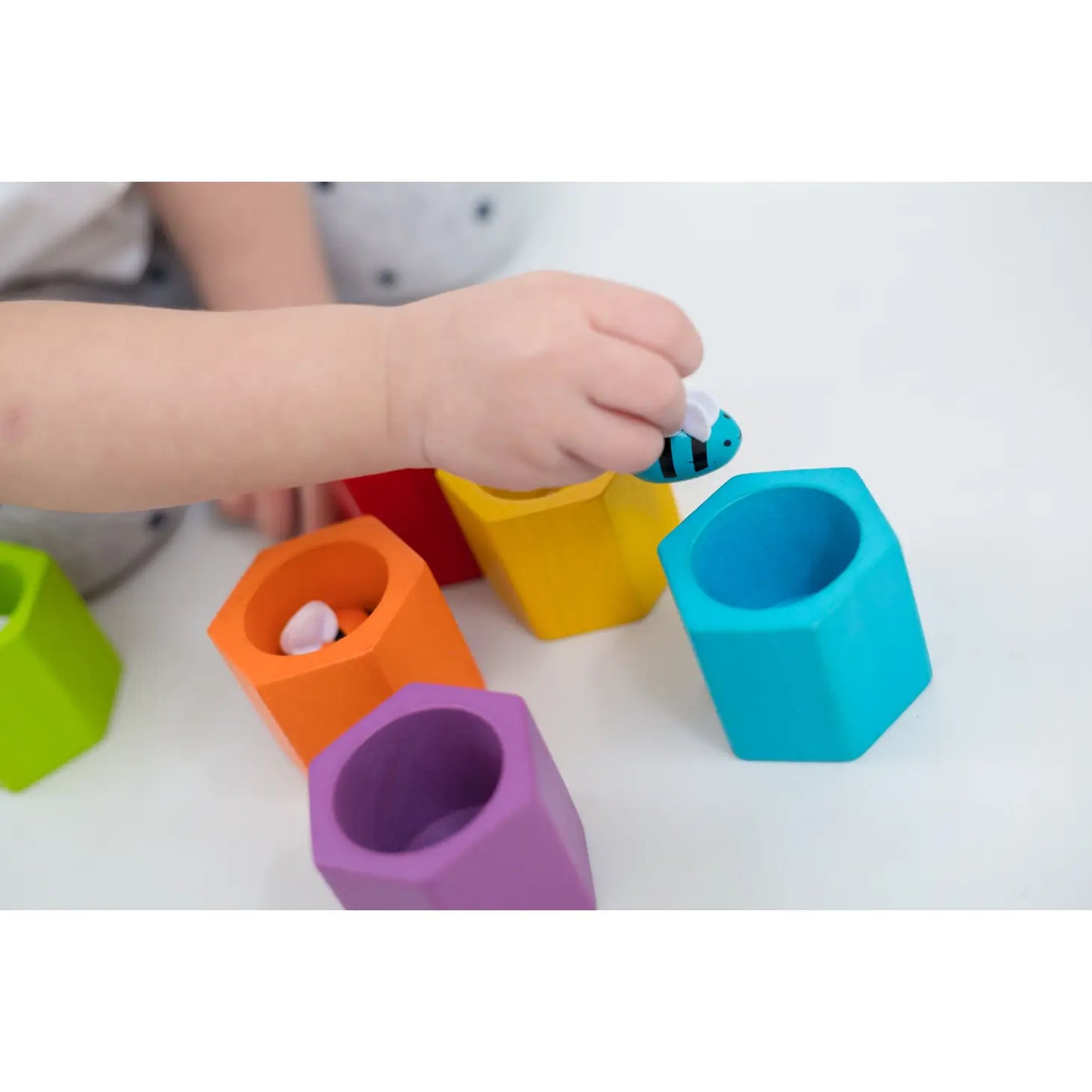 Plan Toys Beehives (Bright) - Wooden Game