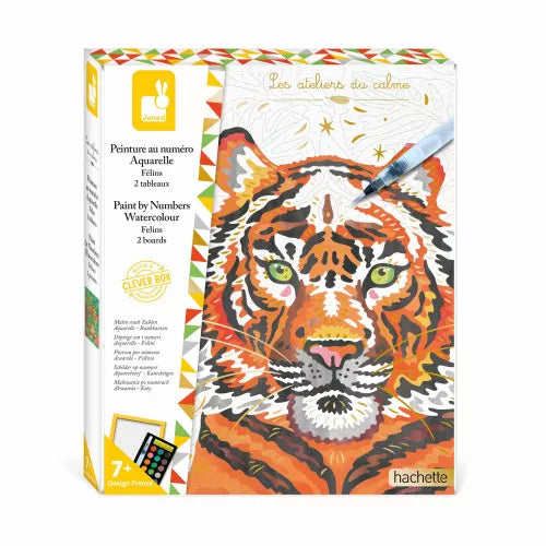 Painting by Numbers Watercolour - Feline