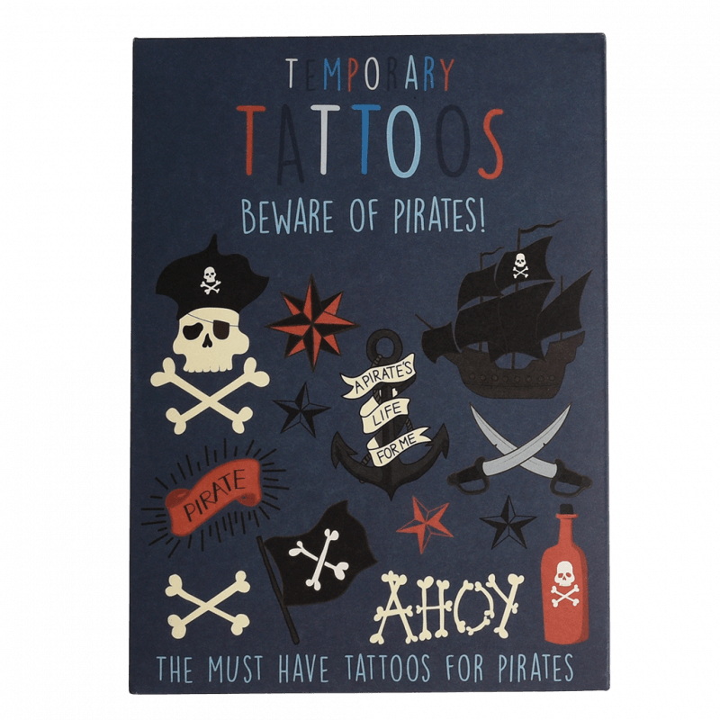 Temporary Tattoos - Beware of the Pirate