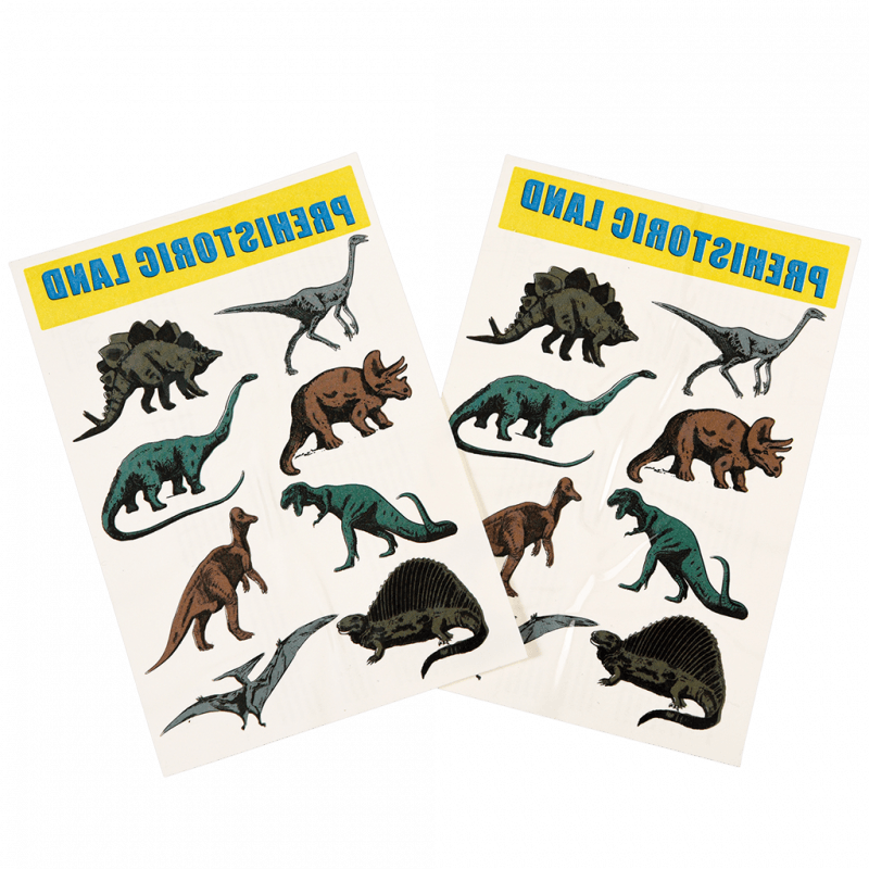 Prehistoric Land Dinosaur Temporary Tattoos