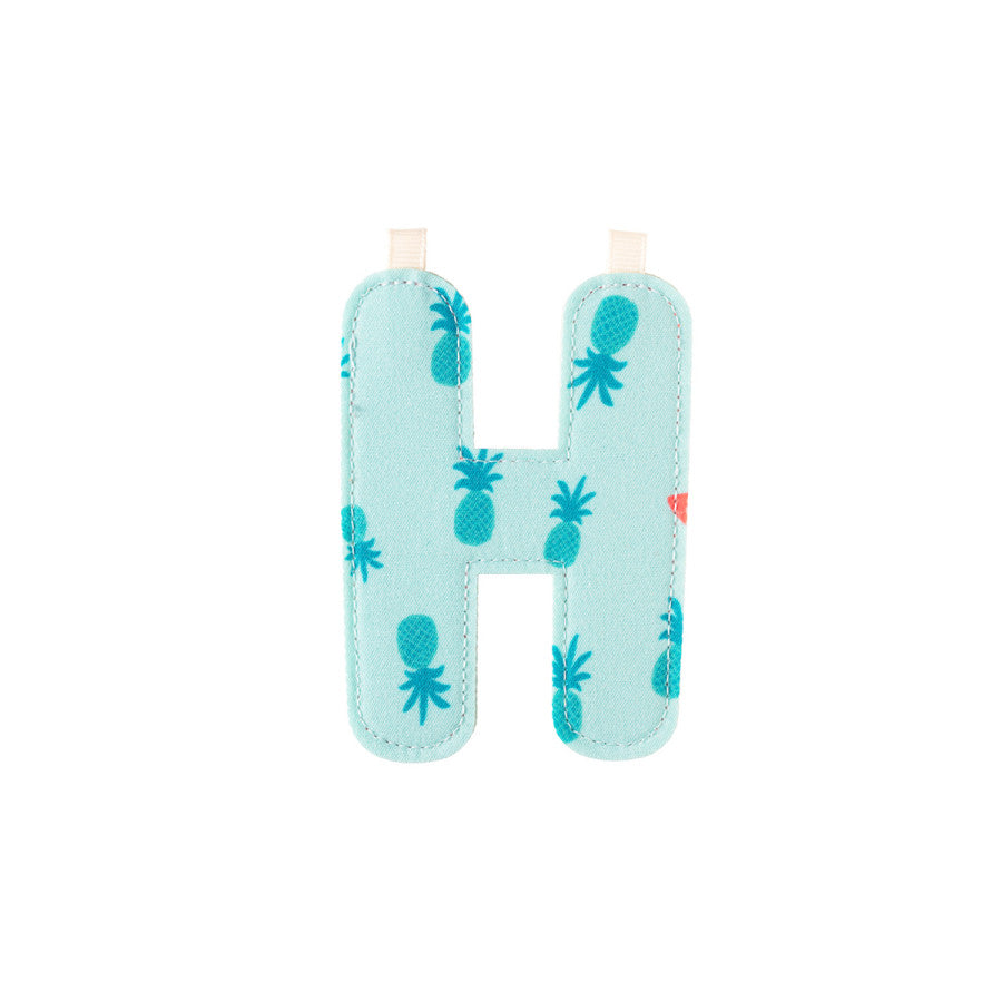 Fabric Letter H