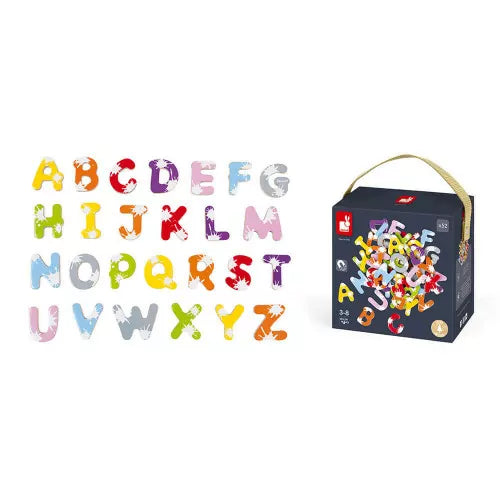 Set of 52 Splash Magnetic Letters
