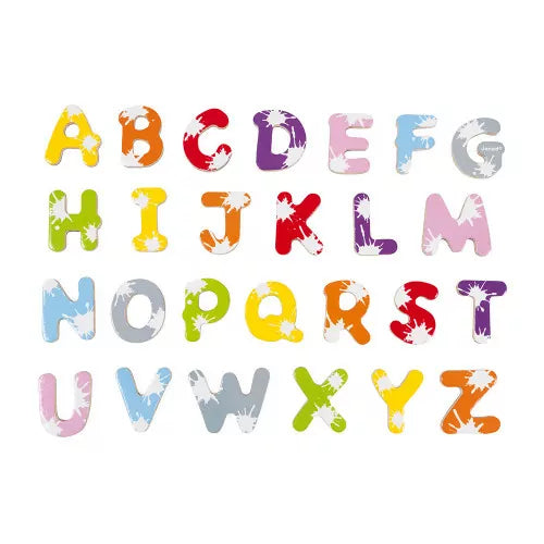 Set of 52 Splash Magnetic Letters