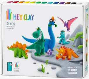 Hey Clay 15 Can Set - Dinos