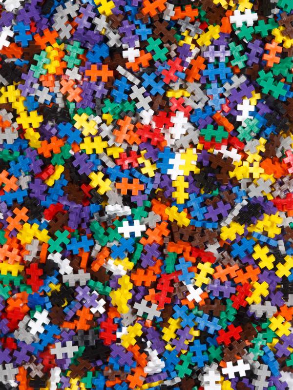 Plus-Plus Basic Colour Mix - 100 Pcs Tube
