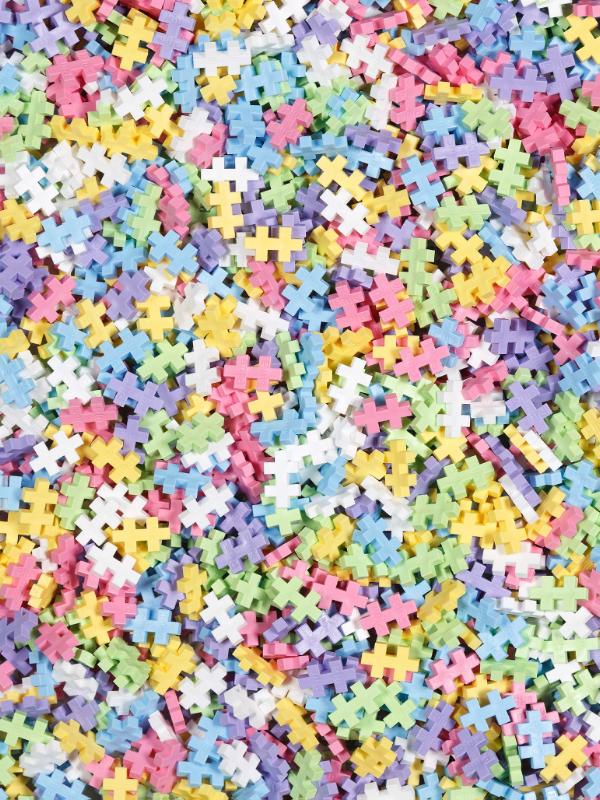 Plus-Plus Pastel Colour Mix - 100 Pcs Tube