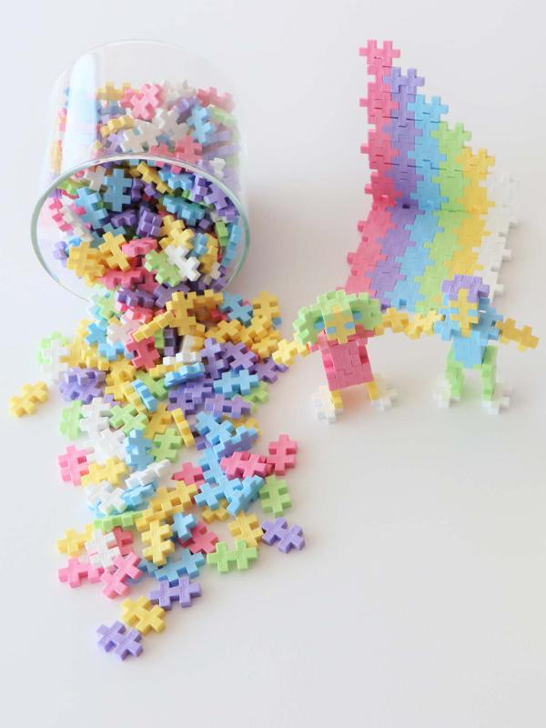 Plus-Plus Pastel Colour Mix - 100 Pcs Tube
