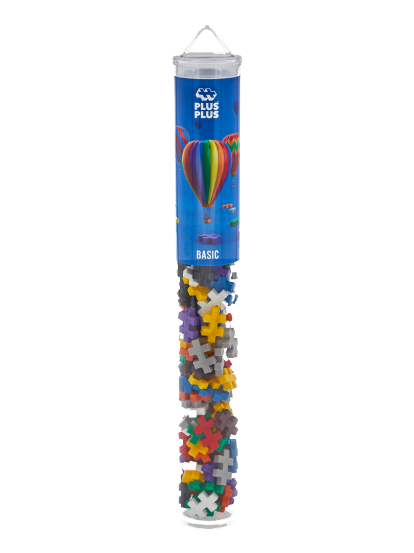 Plus-Plus Basic Colour Mix - 100 Pcs Tube