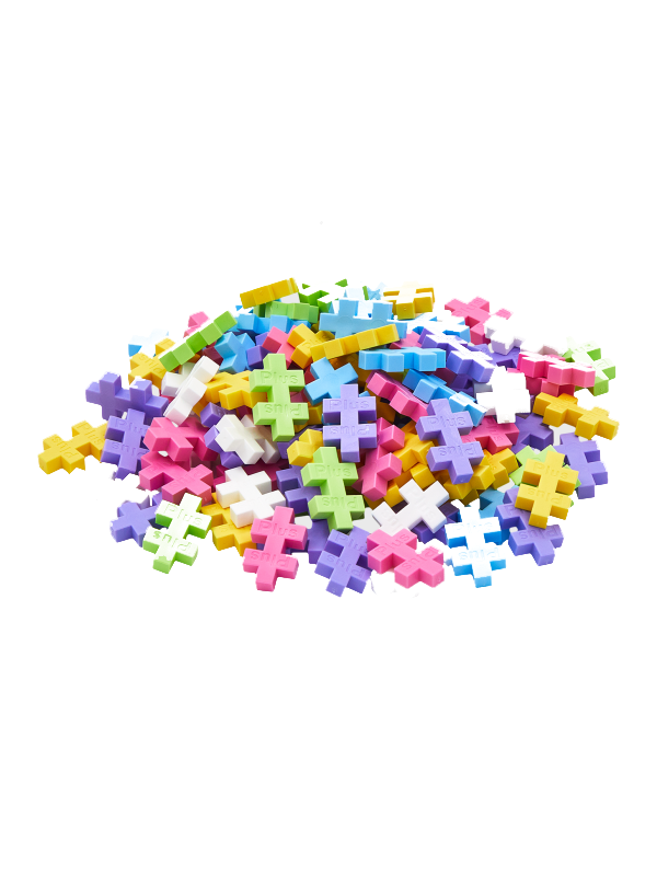 Plus-Plus Pastel Colour Mix - 100 Pcs Tube