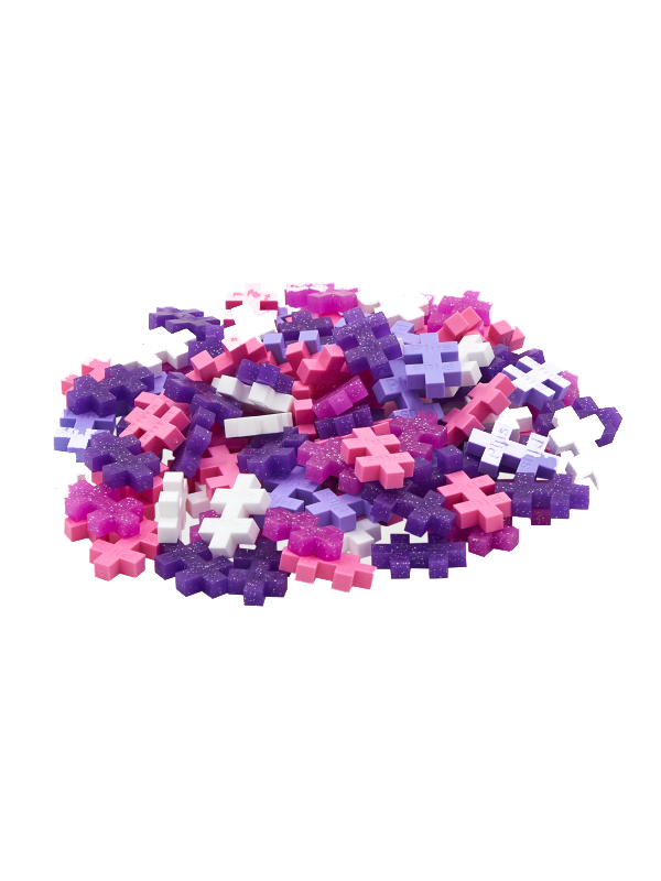 Plus-Plus Glitter Colour Mix - 100 Pcs Tube