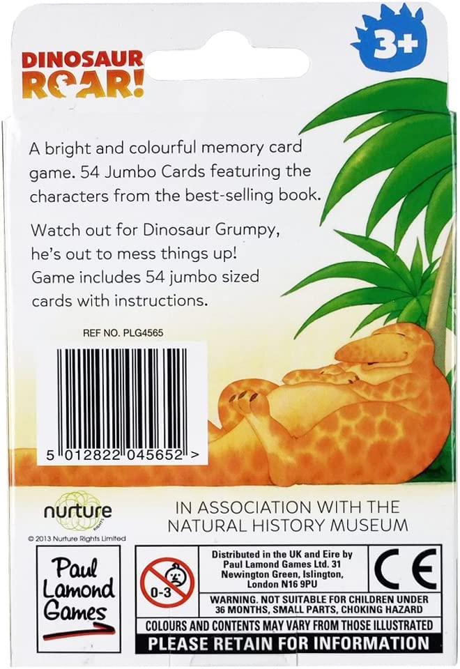 Dinosaur Roar! Memory Card Game