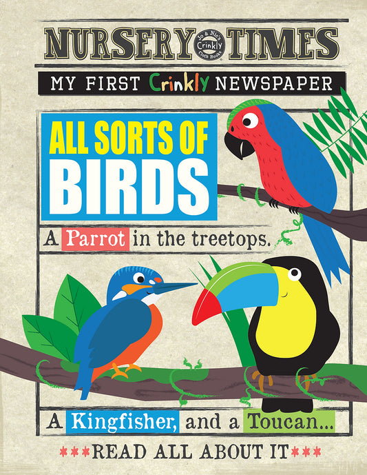 My First Crinkly Newspaper - All Sort of Birds