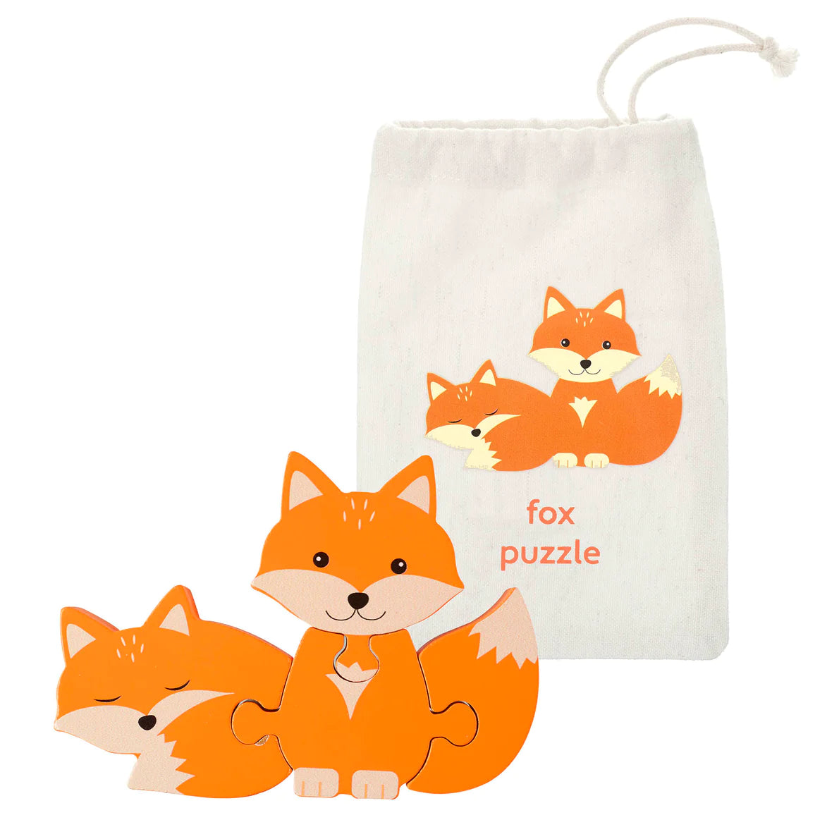 Fox Wooden Puzzle