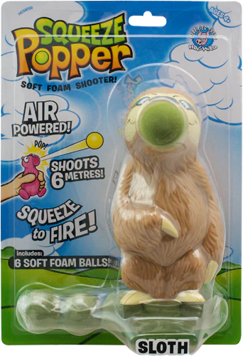 Squeeze Poppers - Sloth