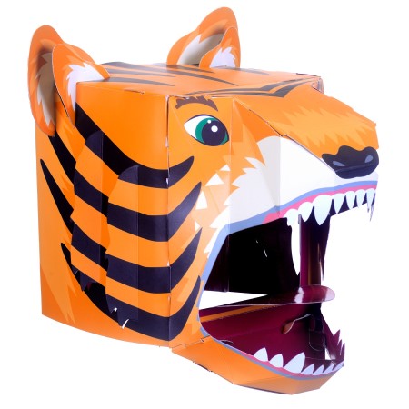 Tiger 3D Mask Card Craft